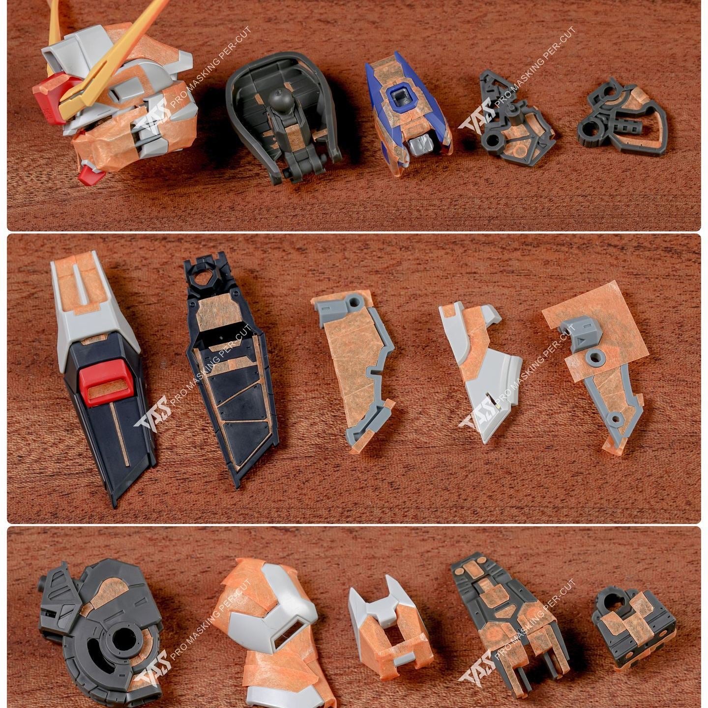 (TAS Studio) Pre-cut Masking Types for MGSD Destiny Gundam