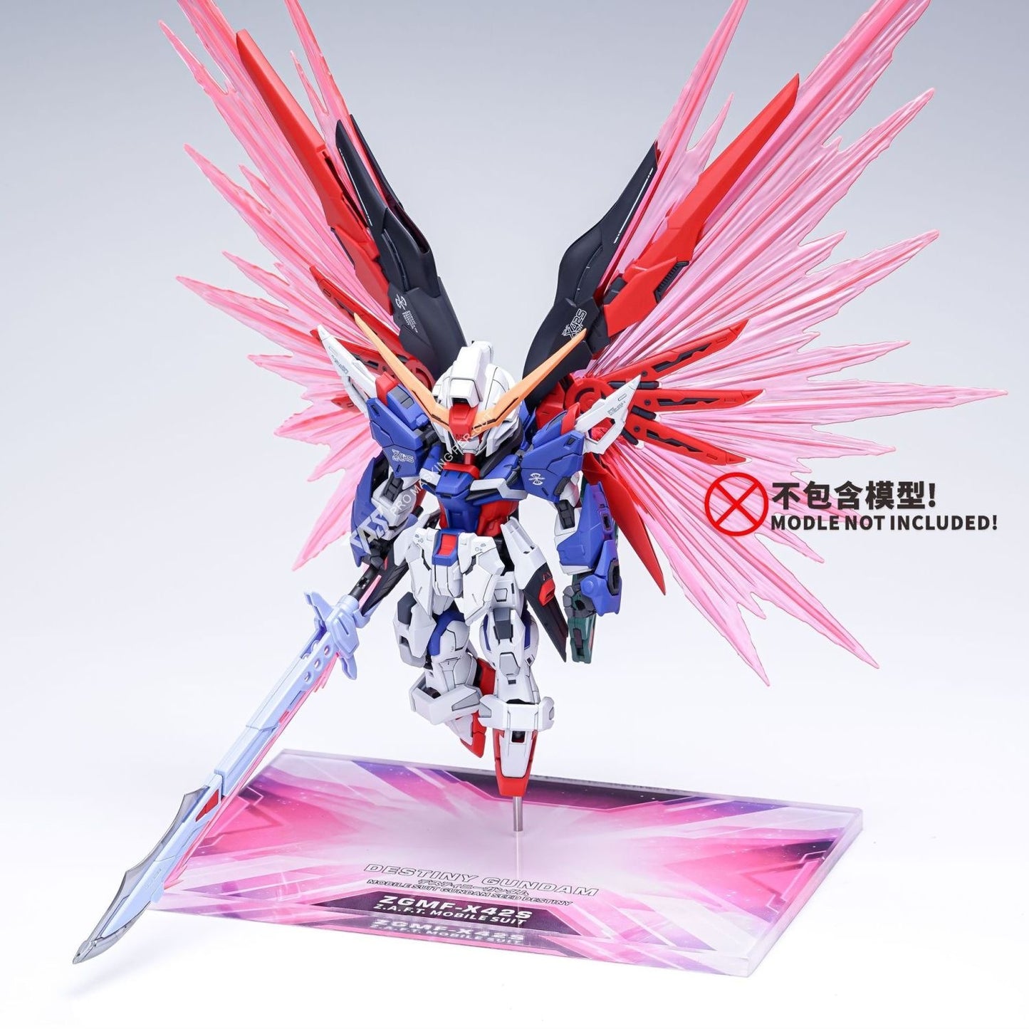 (TAS Studio) Acrylic Action Base for MGSD Destiny Gundam
