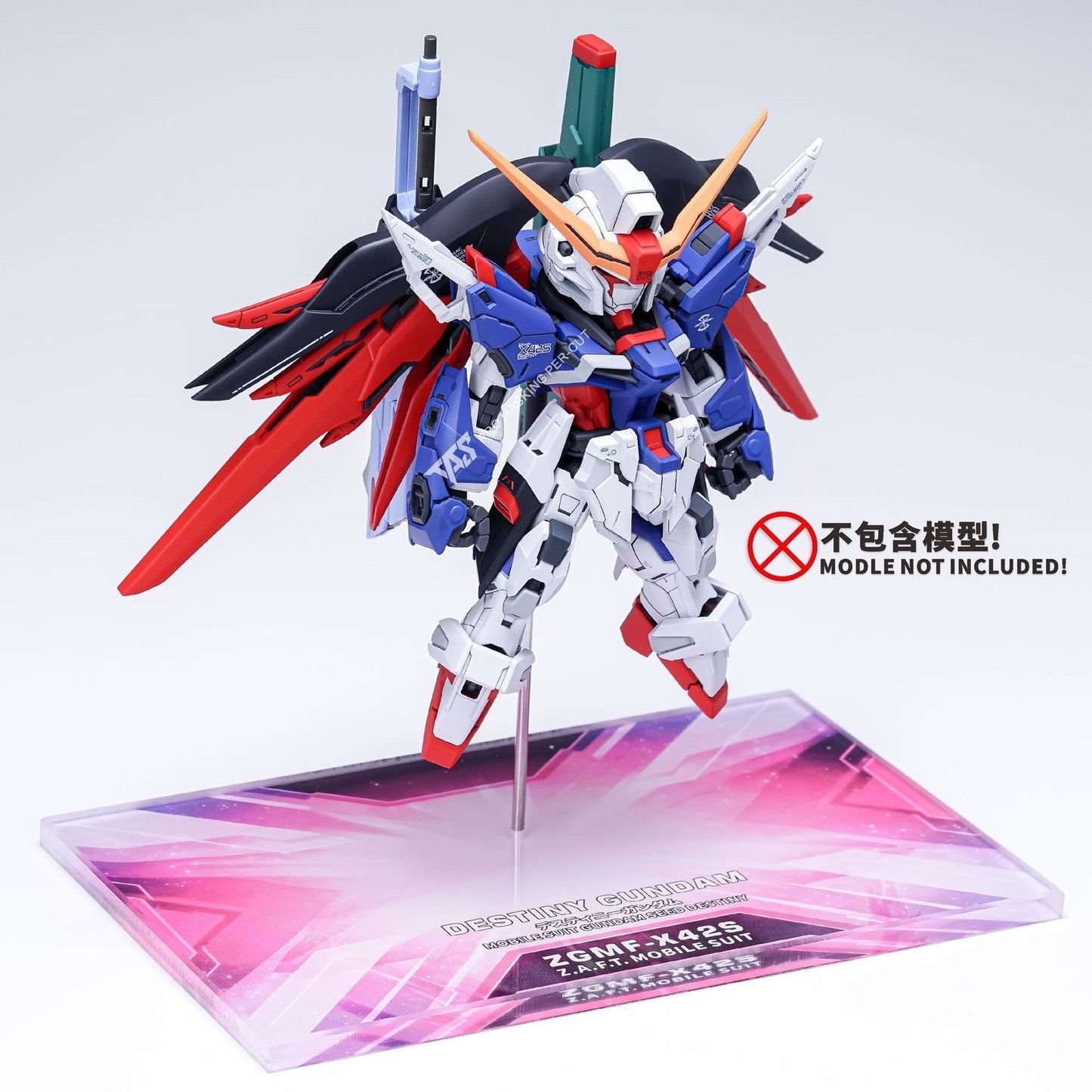 (TAS Studio) Acrylic Action Base for MGSD Destiny Gundam