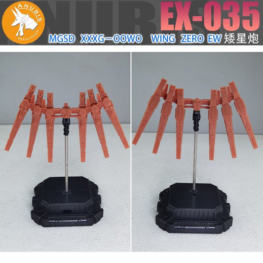 (Anubis Workshop) Neue Zwerg GK Parts Expansion Set + Action Base for MGSD Wing Zero Gundam [Un-Painted/Un-Colored]