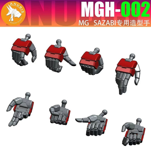 (Anubis Workshop) Hands Set GK Parts for MG Sazabi Ver.Ka [Un-Painted/Un-Colored]
