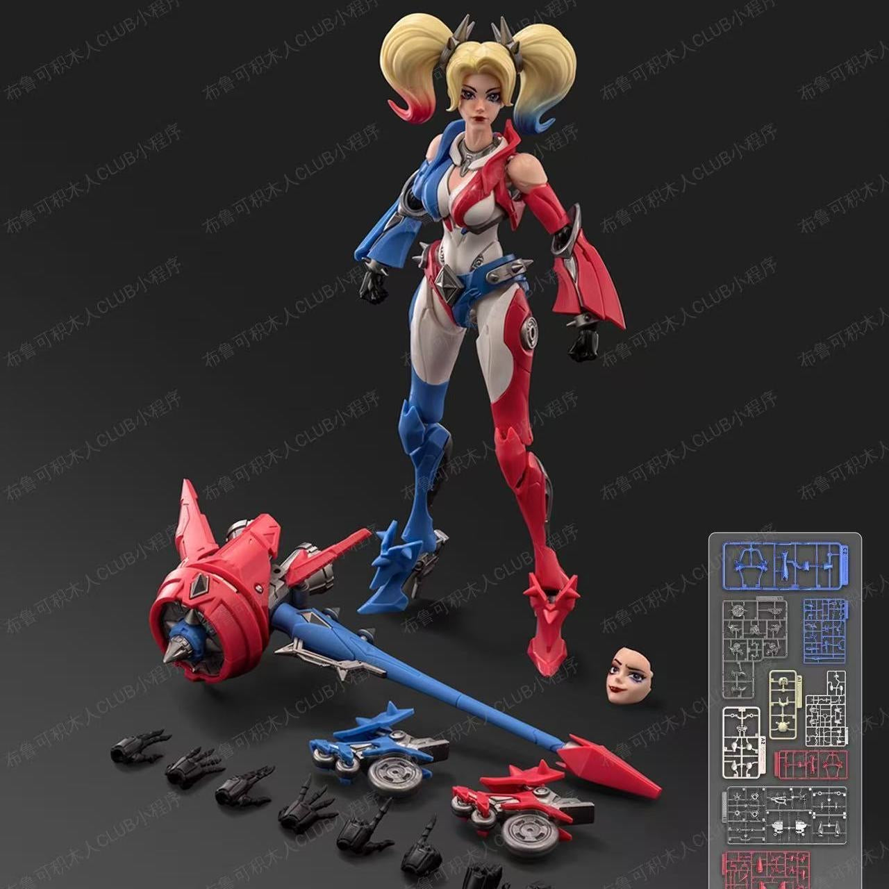 Blokees Champion Class Harley Quinn model kit