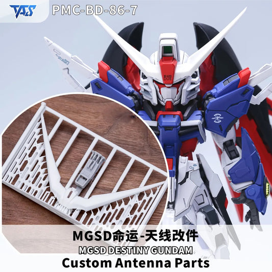 (TAS Studio) Antenna GK Parts for MGSD Destiny Gundam [White]