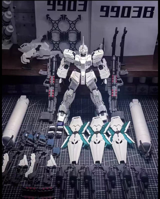Menghu 1/100 MGEX Unicorn Gundam Full Armor Unit With Transparent Psycho Frame (Third Party, Not Original Bandai) (Copy)