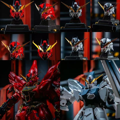 Minerva Hobby Mechanical Myth Series Head Carving for Sinanju & Sinanju Stein With Led Light