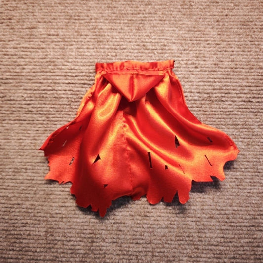 Orange Cloth Cloak Cape for Model Kit/Action Figures with Wire (Capes only, does not contain model kit)