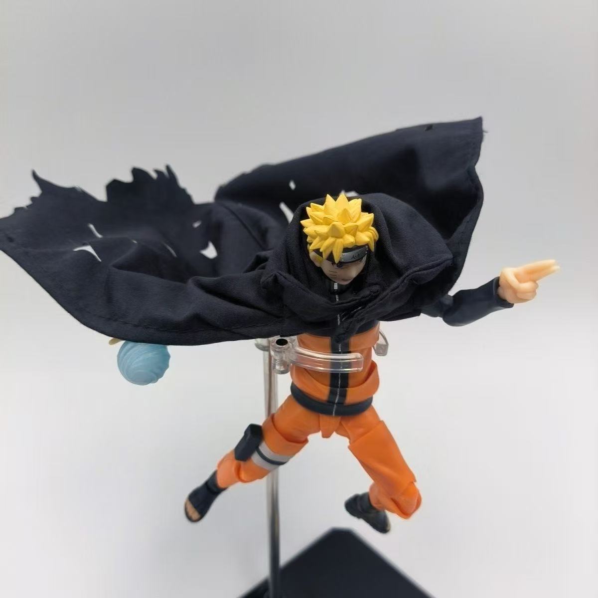 Black Cloth Cloak Cape for Model Kit/Action Figures with Wire (Capes only, does not contain model kit)