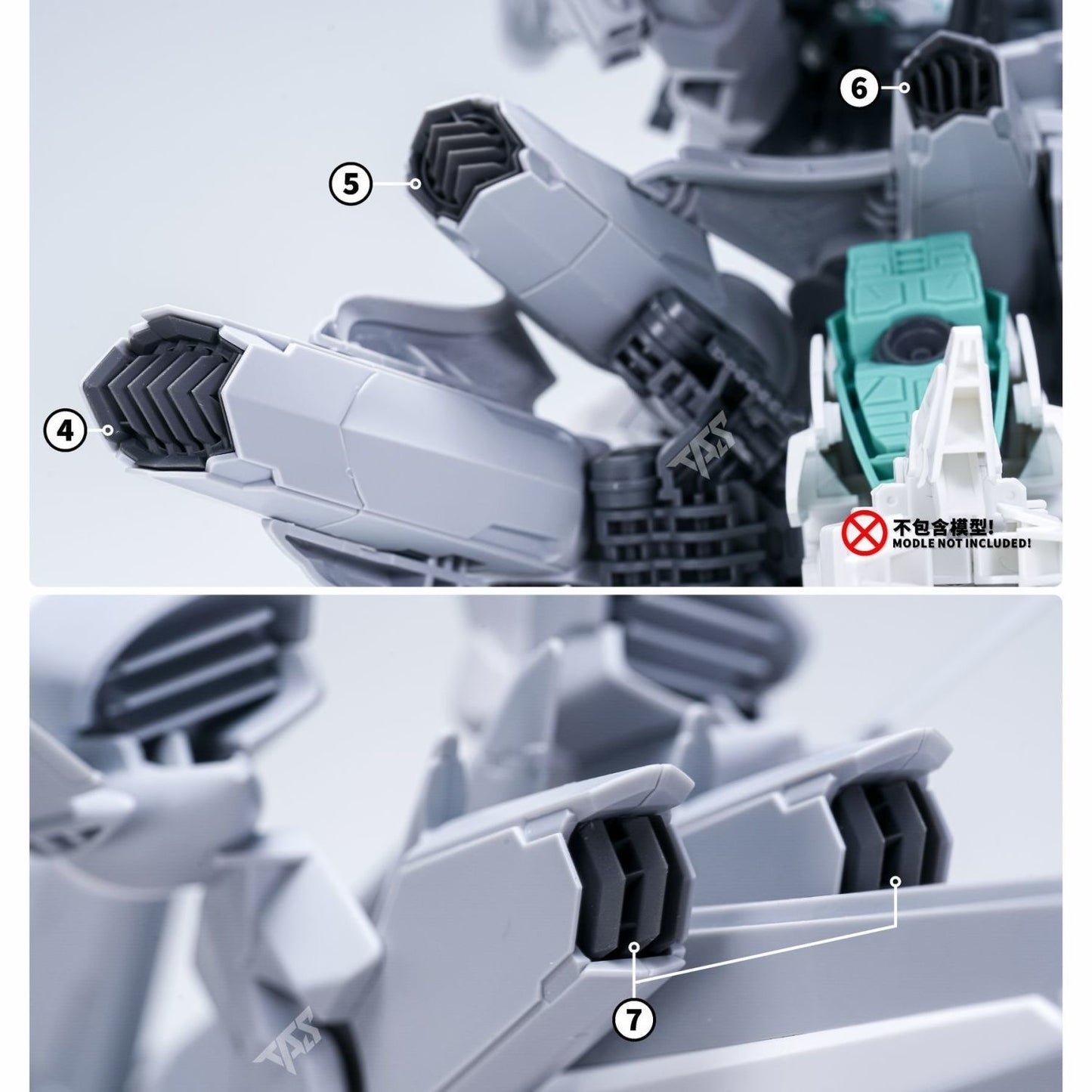 (TAS Studio) Vent Custom GK Conversion Parts for HG 1/144 Alyzeus