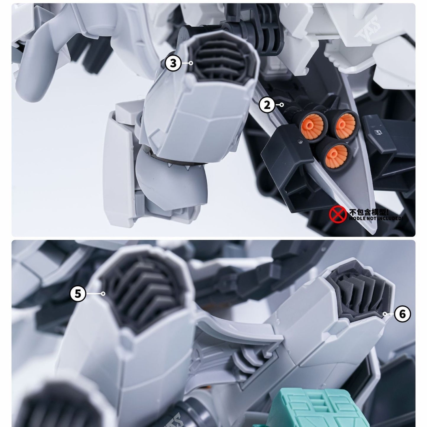 (TAS Studio) Vent Custom GK Conversion Parts for HG 1/144 Alyzeus