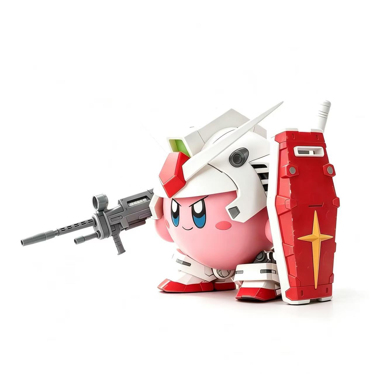 Kirby Cosplay RX-78-2 Gundam Action Figure