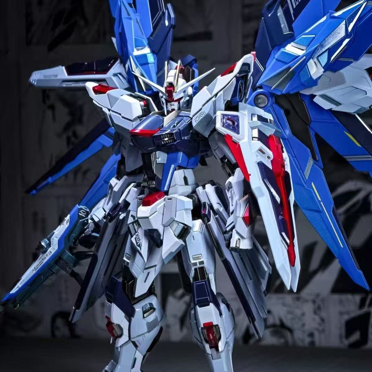 Nebula Model GK Style Metal Build 1/100 Freedom Gundam Snow Sparkle Ver. KO Version (Third Party, Not Original Bandai)