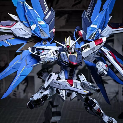 Nebula Model GK Style Metal Build 1/100 Freedom Gundam Snow Sparkle Ver. KO Version (Third Party, Not Original Bandai)