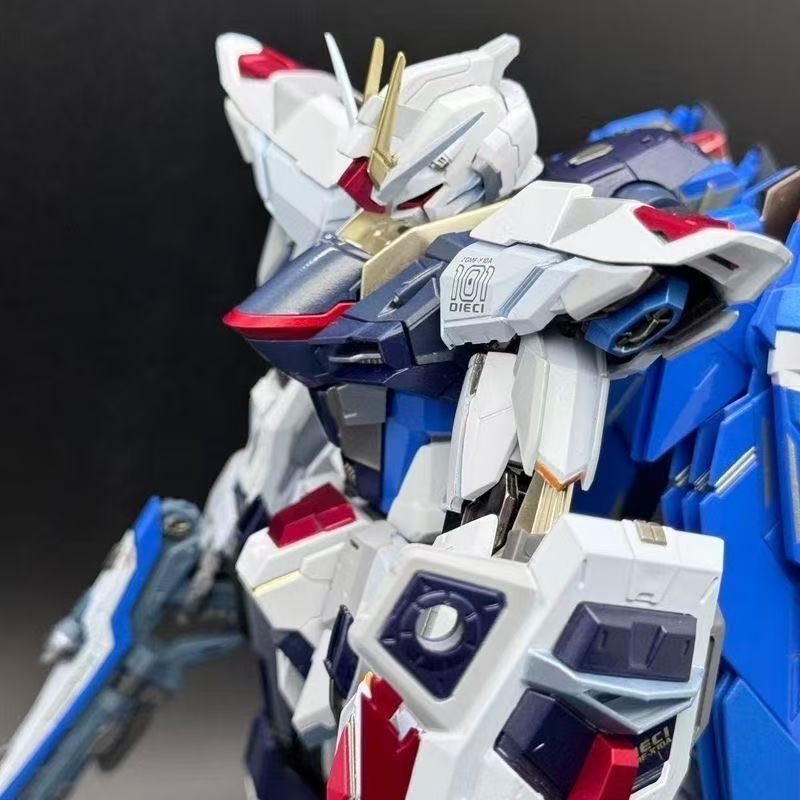Nebula Model GK Style Metal Build 1/100 Freedom Gundam Snow Sparkle Ver. KO Version (Third Party, Not Original Bandai)