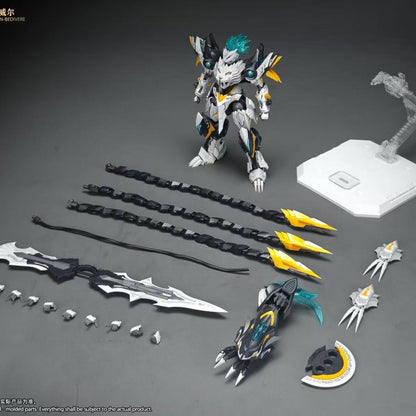 (Pre-Order) SNAA Model 1/144 SC-012 Round Table Knights Rampage Lion Bedivere Model Kit (ETA: October 2026)