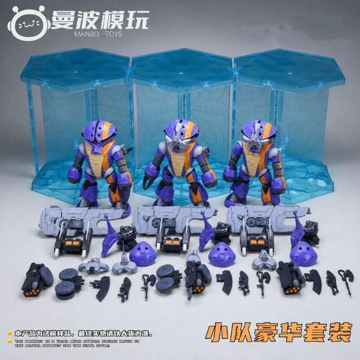 (Pre-order) ManBo Toys Thunder Turtle Model Kit Deluxe Squad Set (3 in 1 Pack) (ETA: Q4 2026)