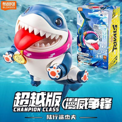 Blokees Marvel Rivals Champion Class Jeff the Land Shark Model Kit