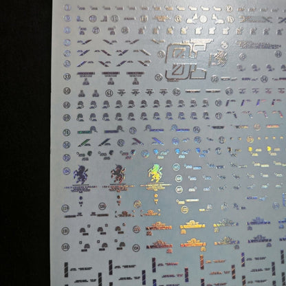 Holographic Water Decal for MGEX Unicorn Gundam 1/100