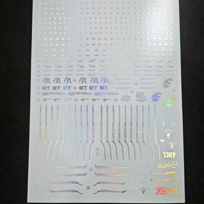 Holographic Water Decal for MGEX Strike Freedom Gundam 1/100