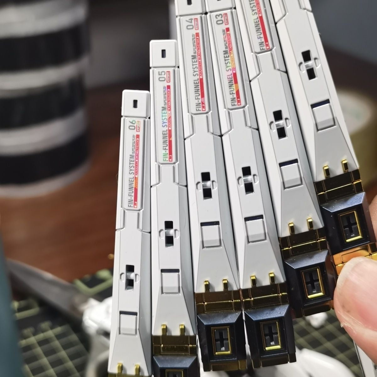Holographic Water Decal for RG Nu Gundam 1/144