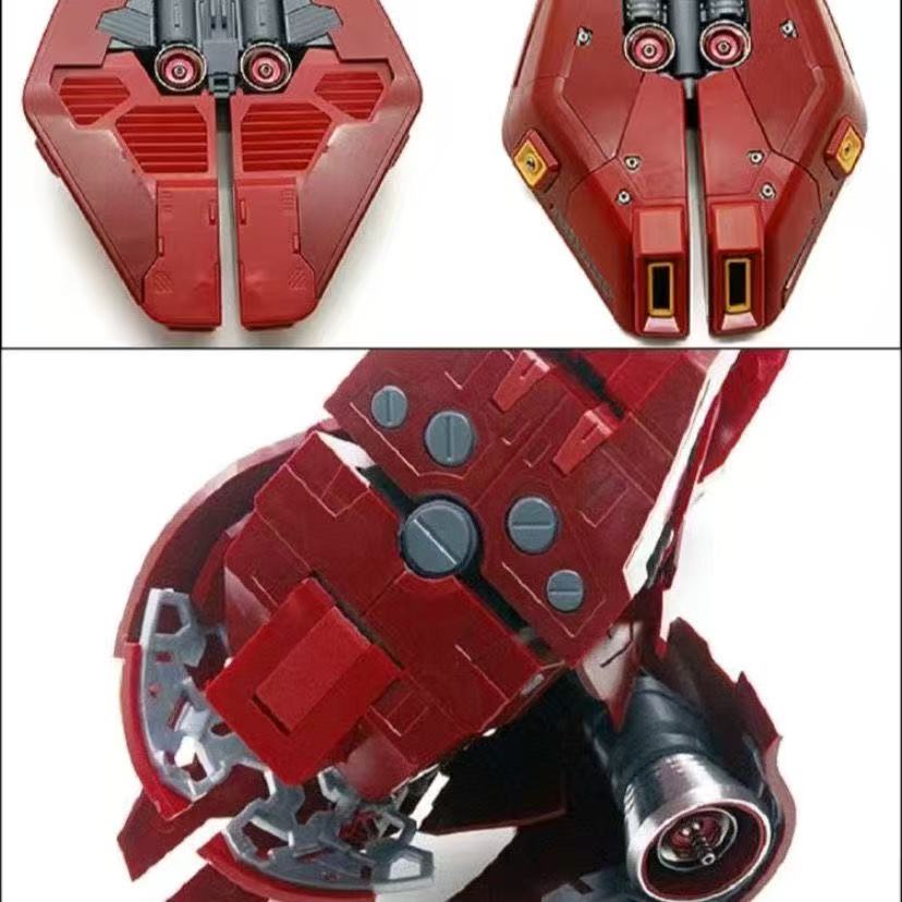 Metal Thrusters Replacement Parts Set For MG Sazabi Ver. Ka 2.0 with LED (Gold Ver.)
