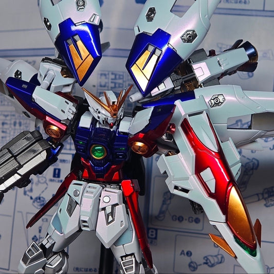 YX Studio Customized Paint Changlong RG 1/144 Wing Gundam Zero Special Coating (Third Party, Not Original Bandai Kit Used)