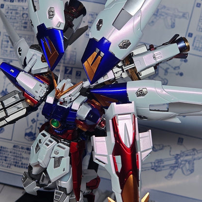 YX Studio Customized Paint Changlong RG 1/144 Wing Gundam Zero Special Coating (Third Party, Not Original Bandai Kit Used)