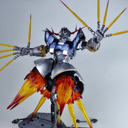 YX Studio A Baoa Qu Model 1/100 Scale Zeong Zhanshenhao Model Kit Customized Paint Titanium Version(Third Party, Not Original Bandai Kit Used)