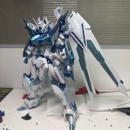(Pre-Order) [wsss Studio] Shenma Model 1/100 Blue Knight GK Style Rising Freedom Gundam Model Kit Twilight Coating (ETA: October 2026)