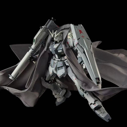 AW Hand-crafted Grey Cloth Cloak Cape with Wire for 1/100 Model Kit (Capes only, does not contain model kit)