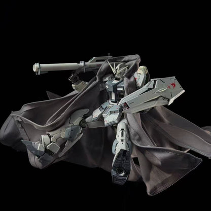AW Hand-crafted Grey Cloth Cloak Cape with Wire for 1/100 Model Kit (Capes only, does not contain model kit)
