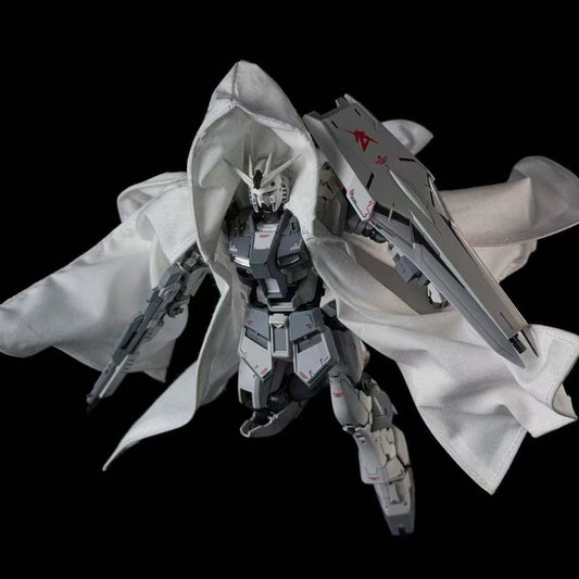AW Hand-crafted White Cloth Cloak Cape with Wire for 1/144 Model Kit (Capes only, does not contain model kit)