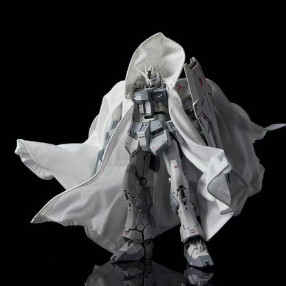 AW Hand-crafted White Cloth Cloak Cape with Wire for 1/144 Model Kit (Capes only, does not contain model kit)