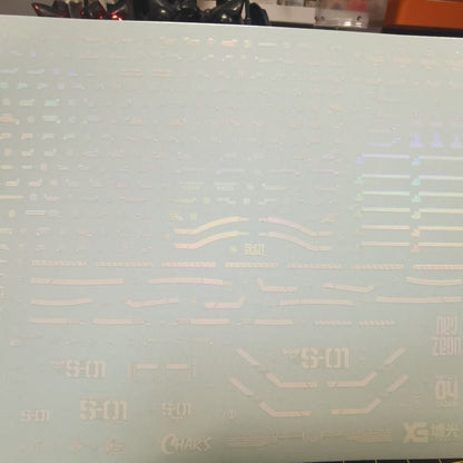 Holographic Water Decal for MG Sazabi Ver.ka 1/100