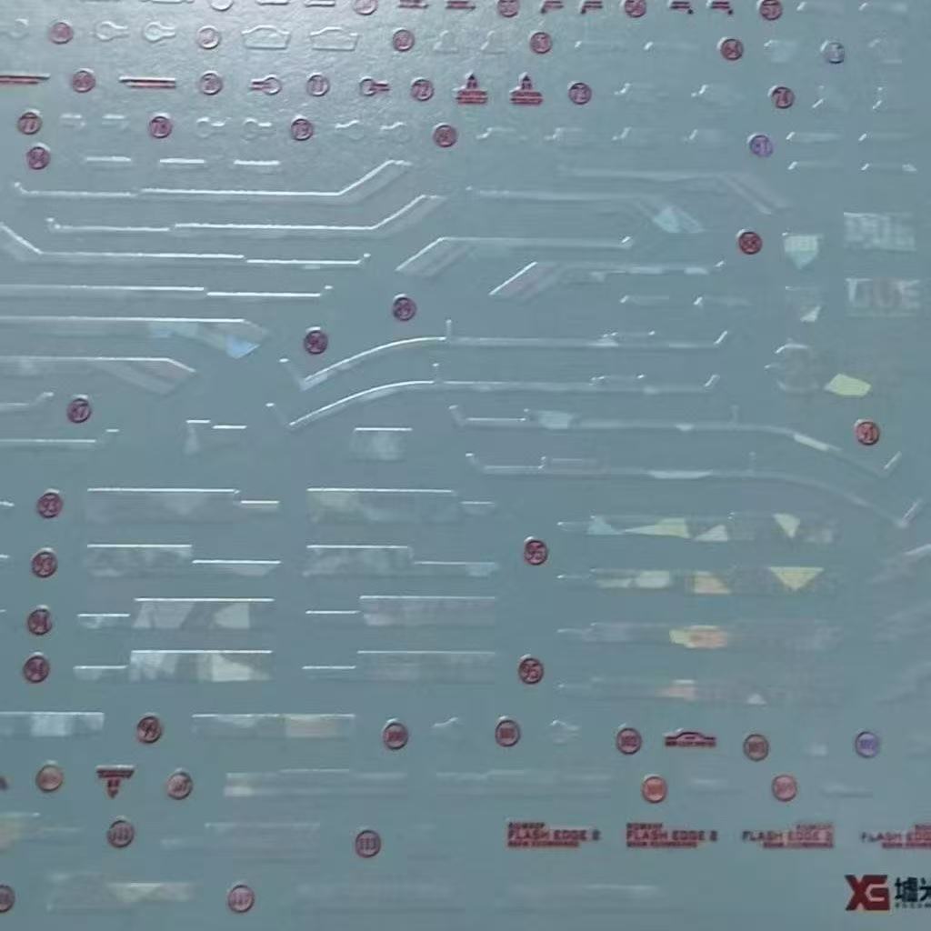 Holographic Water Decal for MGSD Destiny Gundam