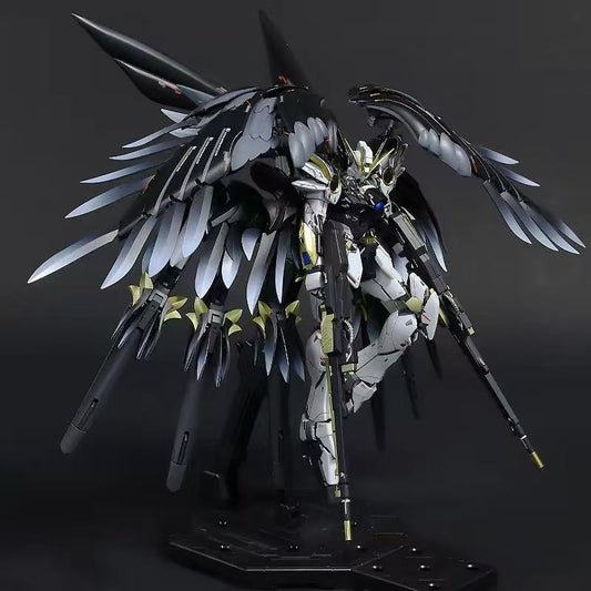 Special Order: Black painted Snow White Expansion Unit for MG Wing Zero Gundam EW Ver.Ka [Built]