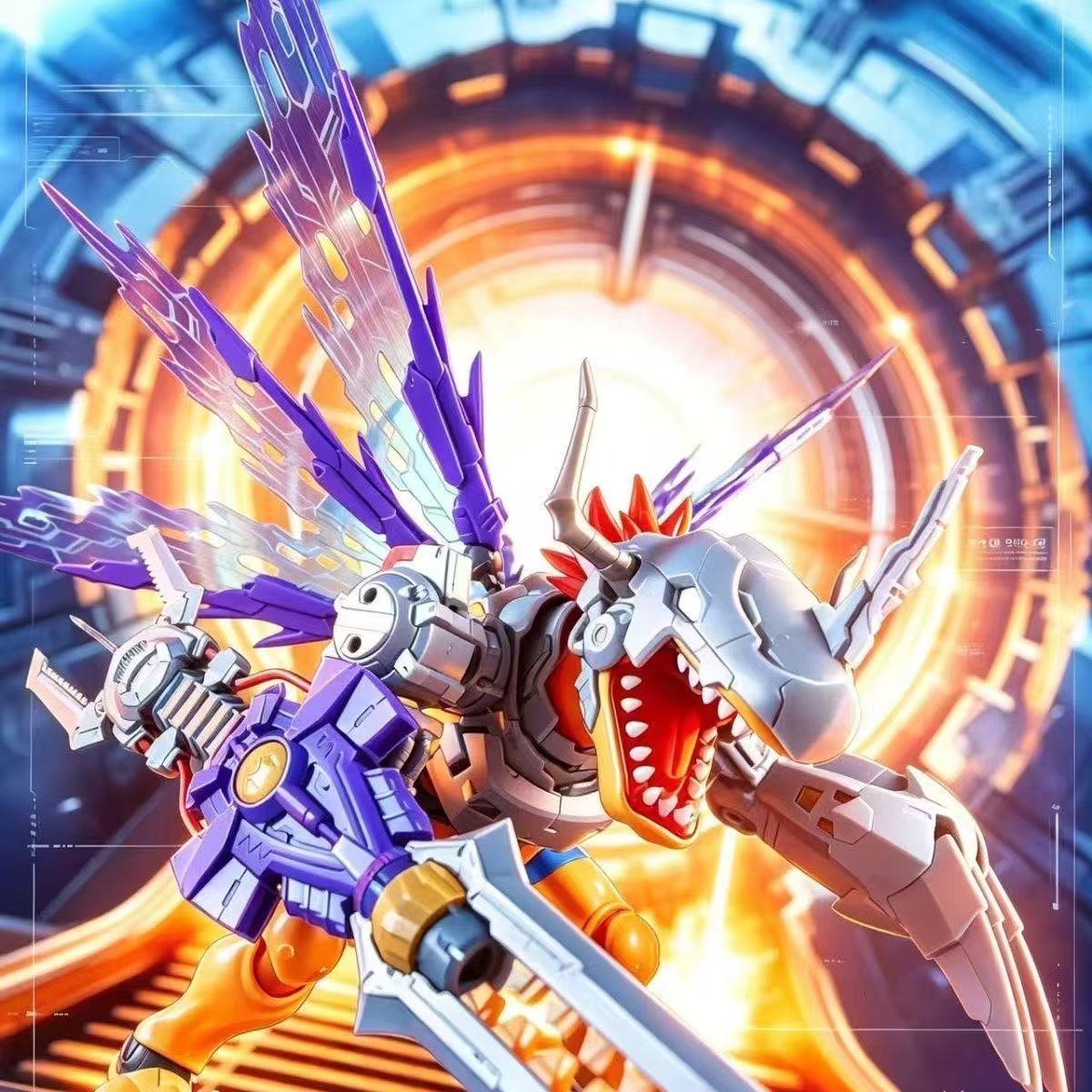 (Pre-Order) JW (Third Party, not Original Bandai) Figure-rise Standard Amplified Metalgreymon (Vaccine) with First Batch Bonus: Clear Parts (ETA: December 2026)