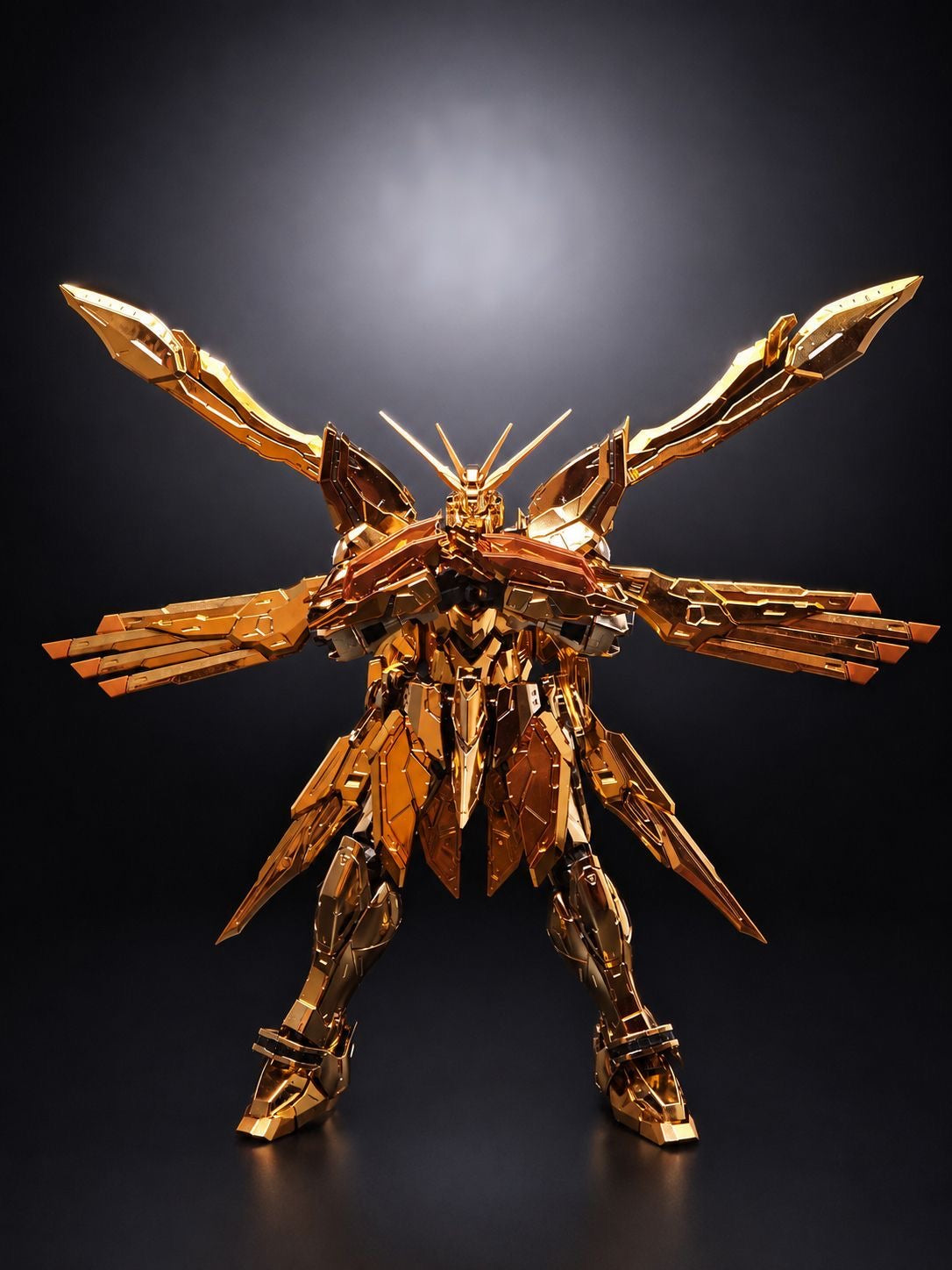 [Phantom Studio] Blast Hot MB Style 1/100 God Gundam model kit with Metal Frame Plated Gold Coating (Third Party, Not Original Bandai Kit Used)[PLEASE READ DESCRIPTION BEFORE PURCHASE]