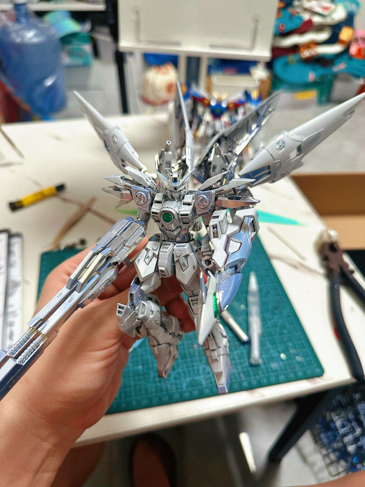 [Phantom Studio] Changlong 5505 1/144 RG Wing Zero EW Model Kit Twilight Coating (Third Party, Not Original Bandai Kit Used)[PLEASE READ DESCRIPTION BEFORE PURCHASE]