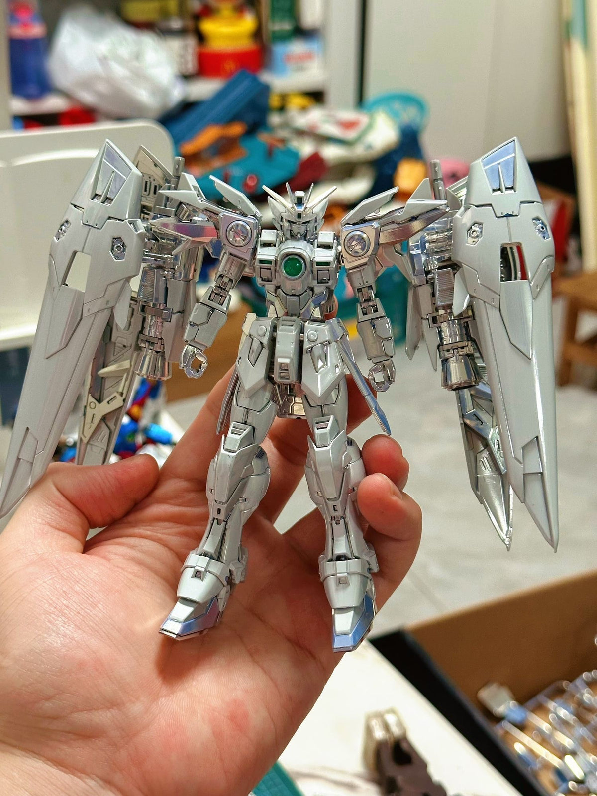 [Phantom Studio] Changlong 5505 1/144 RG Wing Zero EW Model Kit Twilight Coating (Third Party, Not Original Bandai Kit Used)[PLEASE READ DESCRIPTION BEFORE PURCHASE]