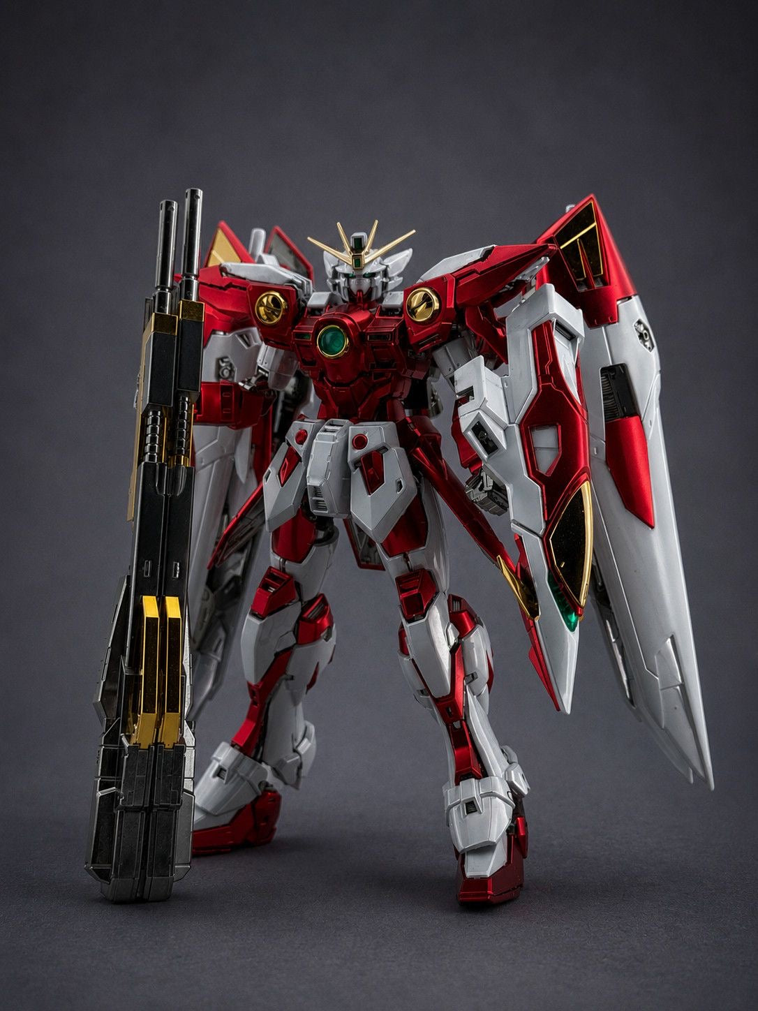 [Phantom Studio] Changlong 5505 1/144 RG Wing Zero EW Model Kit Plated Red Coating (Third Party, Not Original Bandai Kit Used)[PLEASE READ DESCRIPTION BEFORE PURCHASE]