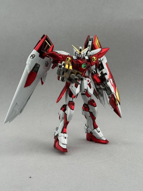 [Phantom Studio] Changlong 5505 1/144 RG Wing Zero EW Model Kit Plated Red Coating (Third Party, Not Original Bandai Kit Used)[PLEASE READ DESCRIPTION BEFORE PURCHASE]