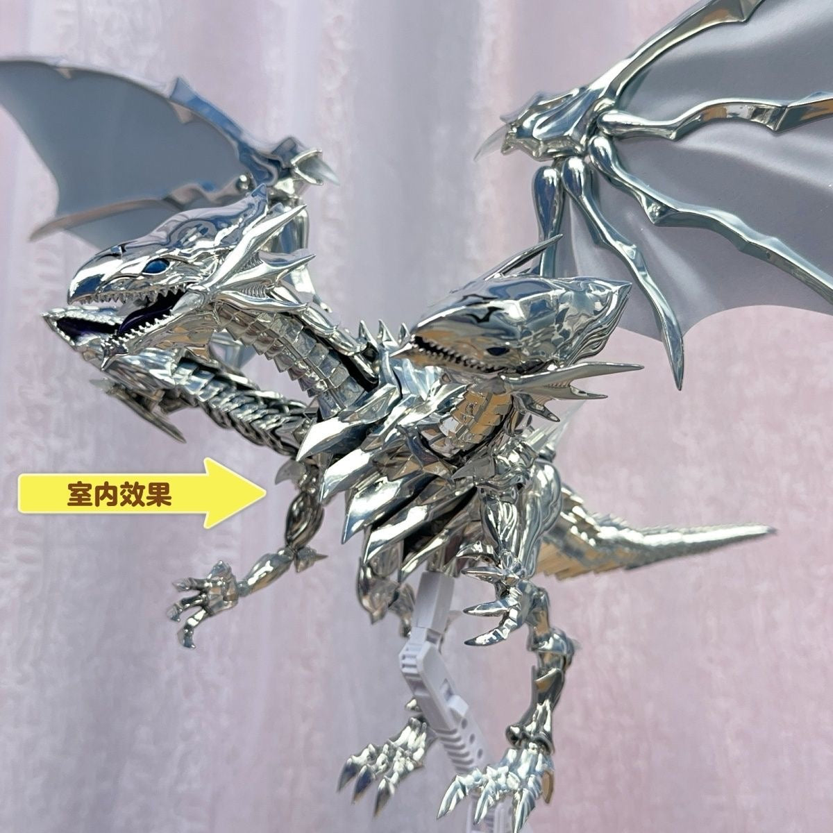 [Phantom Studio] Kaiba Industry Figure-rise Standard Amplified Blue Eyes White Dragon (with 3 Heads Resin Kit) Twilight Coating (Third Party, Not Original Bandai Kit Used)[PLEASE READ DESCRIPTION BEFORE PURCHASE]