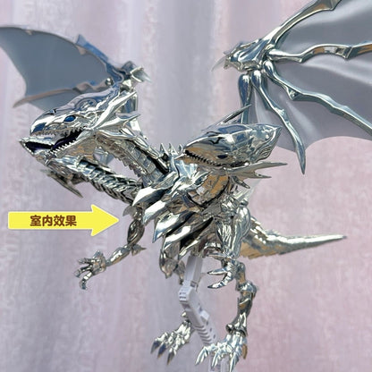 [Phantom Studio] Kaiba Industry Figure-rise Standard Amplified Blue Eyes White Dragon (with 3 Heads Resin Kit) Twilight Coating (Third Party, Not Original Bandai Kit Used)[PLEASE READ DESCRIPTION BEFORE PURCHASE]