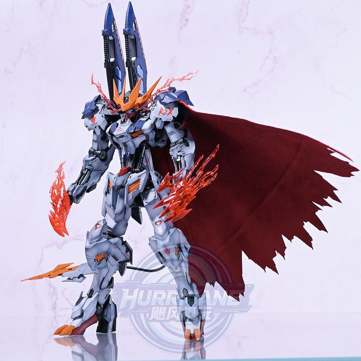 [Hurricane Workshop] Customized Painted Alaya Vijnana Tech 1/100 Young Fenrir Model Kit  Gradient Shadow Ver.