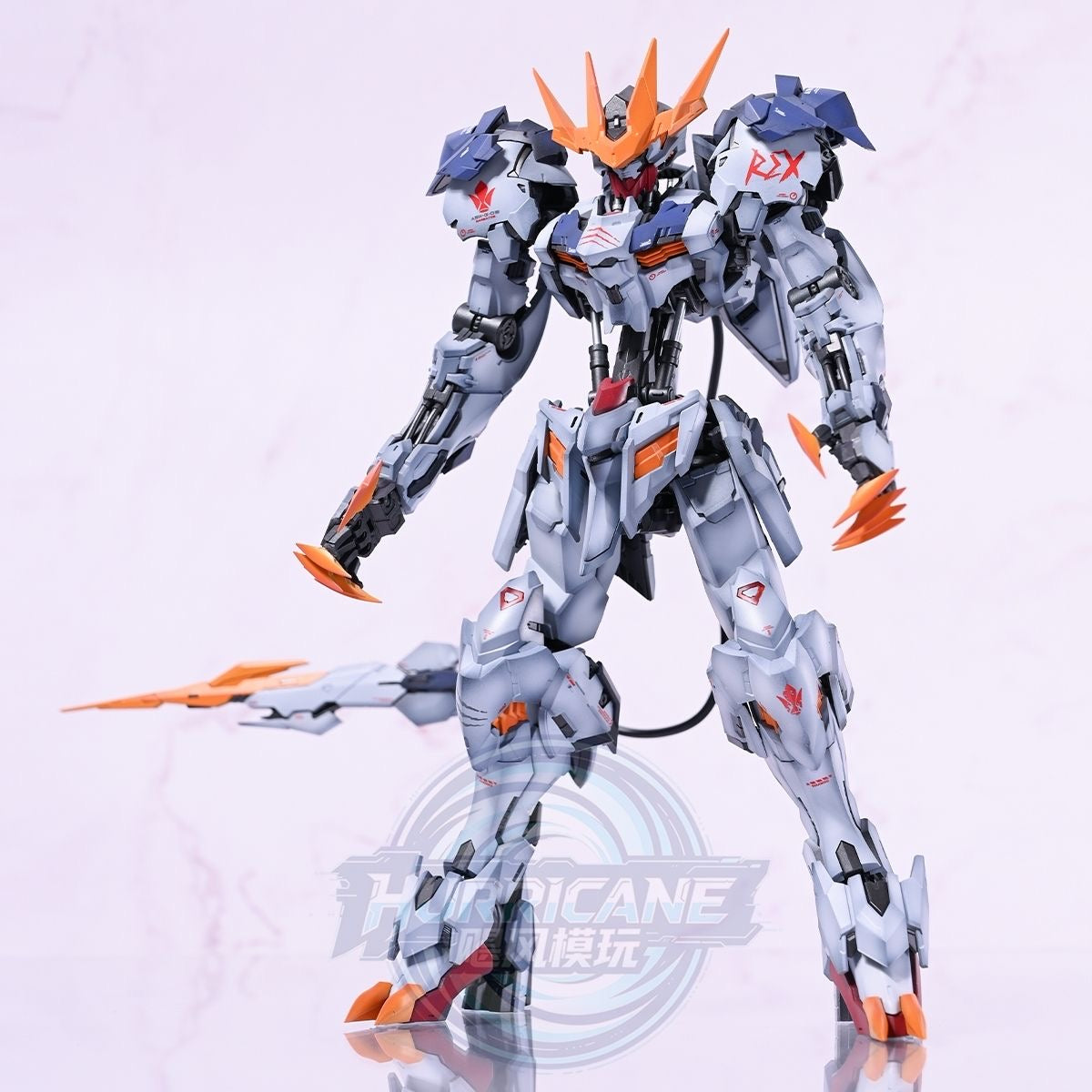 [Hurricane Workshop] Customized Painted Alaya Vijnana Tech 1/100 Young Fenrir Model Kit  Gradient Shadow Ver.