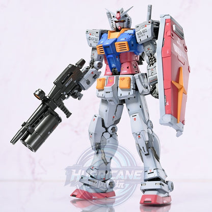 [Hurricane Workshop] Customized Painted Fat Cat 1/100 Scale RG RX-78-2 Ver. 2.0 One Year War Ver.