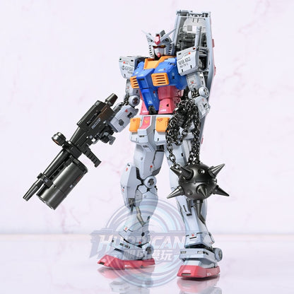 [Hurricane Workshop] Customized Painted Fat Cat 1/100 Scale RG RX-78-2 Ver. 2.0 One Year War Ver.
