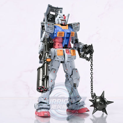 [Hurricane Workshop] Customized Painted Fat Cat 1/100 Scale RG RX-78-2 Ver. 2.0 One Year War Ver.