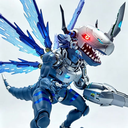 [Hurricane Workshop] Customized Painted JWS (Third Party, not Original Bandai) Figure-rise Standard Amplified Metalgreymon Virus Ver.