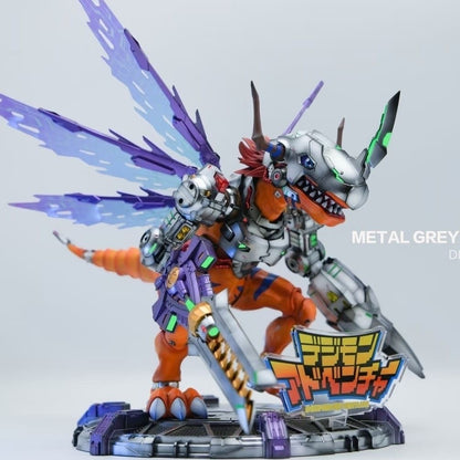 [Hurricane Workshop] Customized Painted JWS (Third Party, not Original Bandai) Figure-rise Standard Amplified Metalgreymon